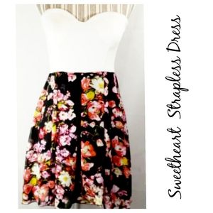 NWOT-Sweetheart Strapless Dress